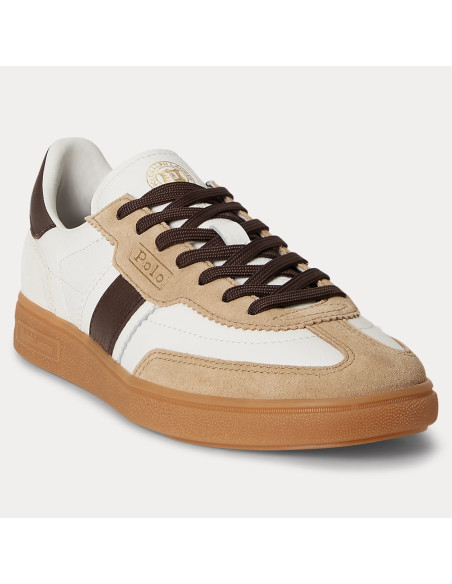 Ralph Lauren Bedford White Classic Camel Femme | Hylton