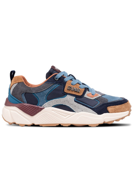 Colmar Garner Homme Bleu Marine – Baskets Nylon et Suède 26AW