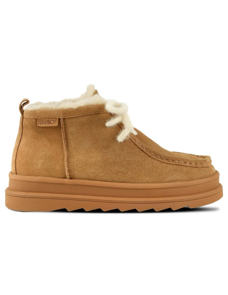 Colors Of California Laced-Up Shoe Tan Femme | Hylton