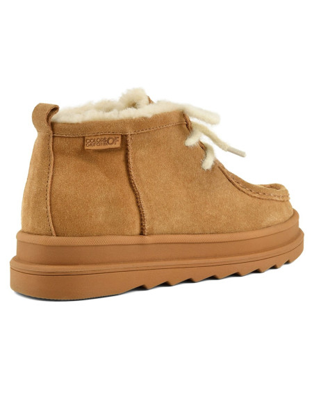 Colors Of California Laced-Up Shoe Tan Femme | Hylton