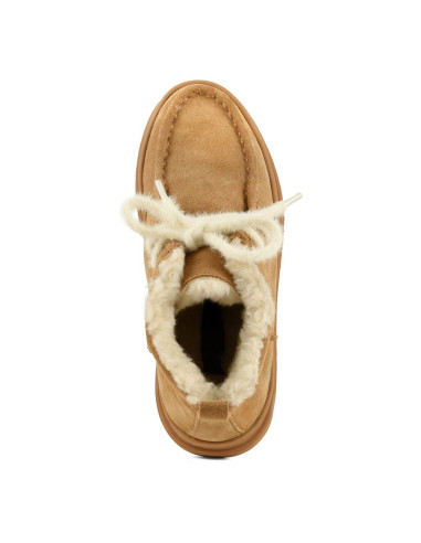 Colors Of California Laced-Up Shoe Tan Femme | Hylton