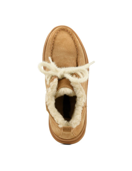 Colors Of California Laced-Up Shoe Tan Femme | Hylton
