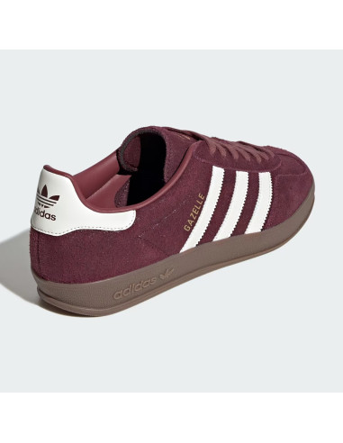 Sneakers Adidas Gazelle Indoor Bordeaux/Blanc – Sneakers Mixte KH9706
