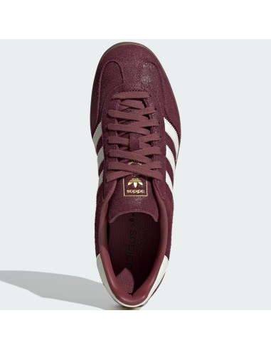 Sneakers Adidas Gazelle Indoor Bordeaux/Blanc – Sneakers Mixte KH9706