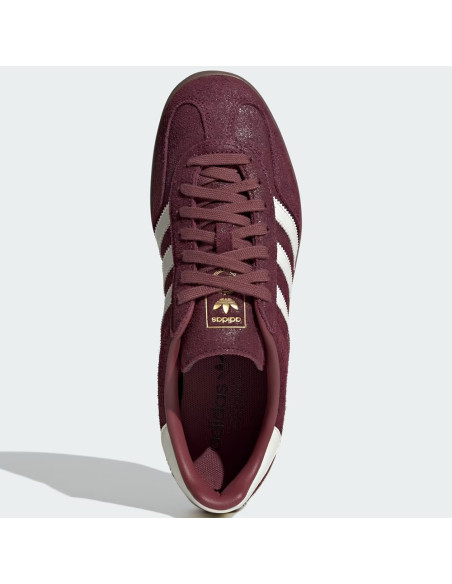 Sneakers Adidas Gazelle Indoor Bordeaux/Blanc – Sneakers Mixte KH9706