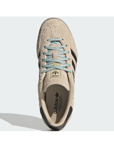 Adidas Sneakers Gazelle Indoor Beige/Noir – Sneakers Femme KJ8315