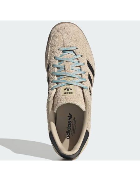 Adidas Sneakers Gazelle Indoor Beige/Noir – Sneakers Femme KJ8315