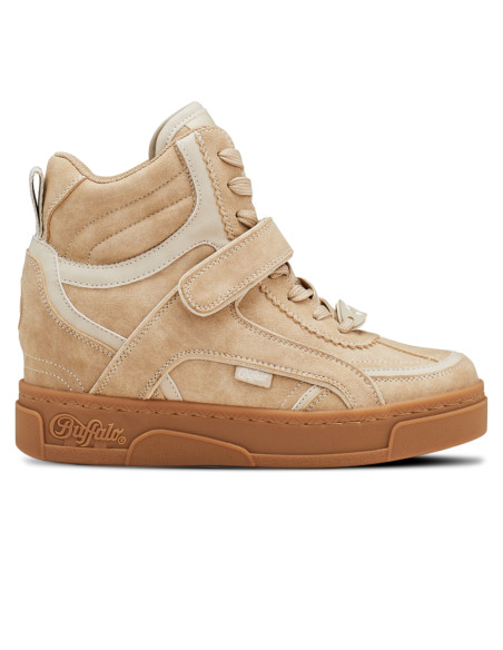 Buffalo Stella Vegan Nubuck Cream Femme | Hylton