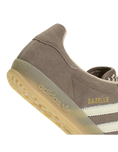 Adidas Sneakers Femme Gazelle Indoor Taupe/Blanc – KI7174
