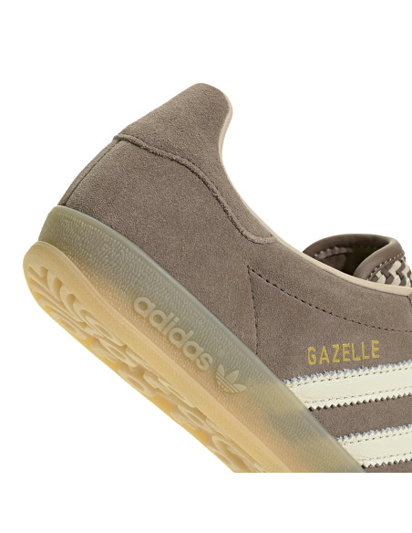 Adidas Sneakers Femme Gazelle Indoor Taupe/Blanc – KI7174