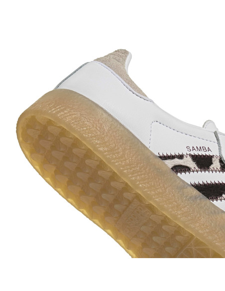 Adidas Sambae Femme White/Core Black/Maroon – Sneakers Plateforme KI2153