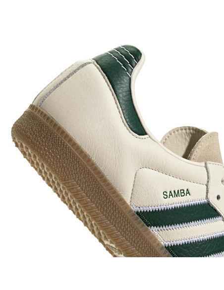 Adidas Samba OG Mixte Cream White/Collegiate Green – KK2277