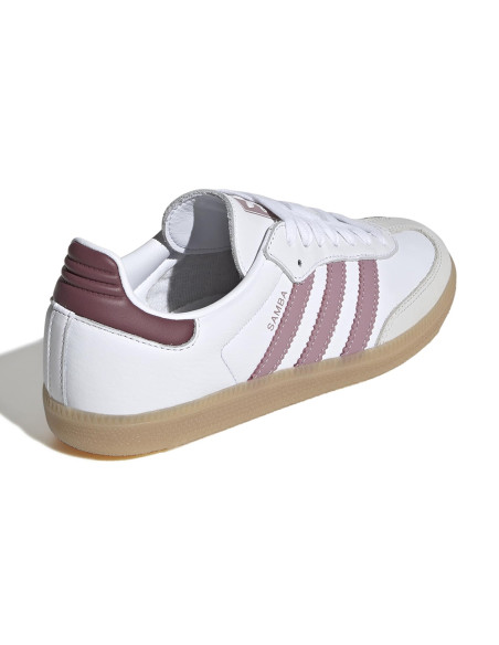 Adidas Samba OG Femme Blanc/Rose Mauve – KJ7516