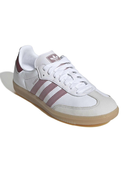 Adidas Samba OG Femme Blanc/Rose Mauve – KJ7516