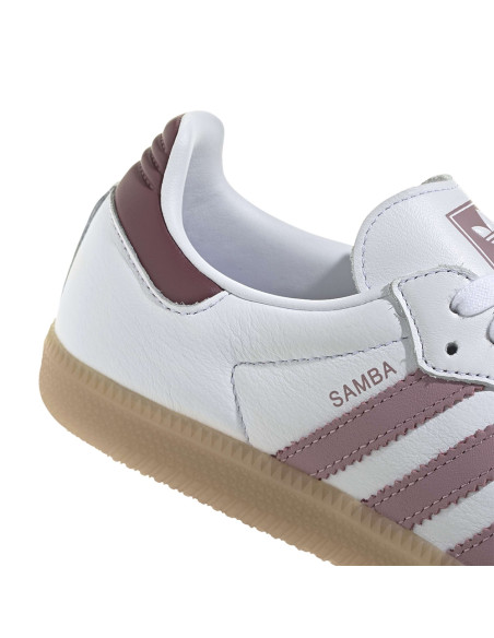 Adidas Samba OG Femme Blanc/Rose Mauve – KJ7516