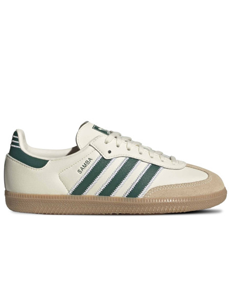 Adidas Samba OG Junior Blanc Crème/Vert – KK0096