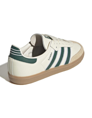 Adidas Samba OG Junior Blanc Crème/Vert – KK0096