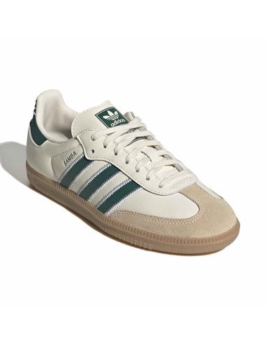 Adidas Samba OG Junior Blanc Crème/Vert – KK0096