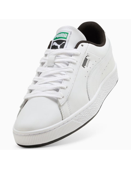 Puma Suede Homme Blanc/Noir – Sneakers Cuir 408467-05