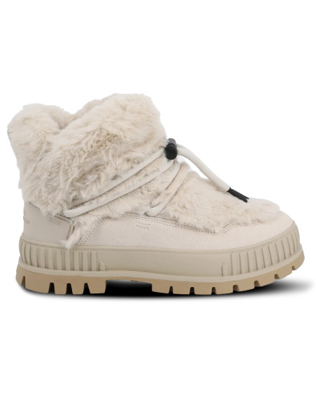 Palladium Boots Fourrées Femme Pallashock WL Hiver Beige