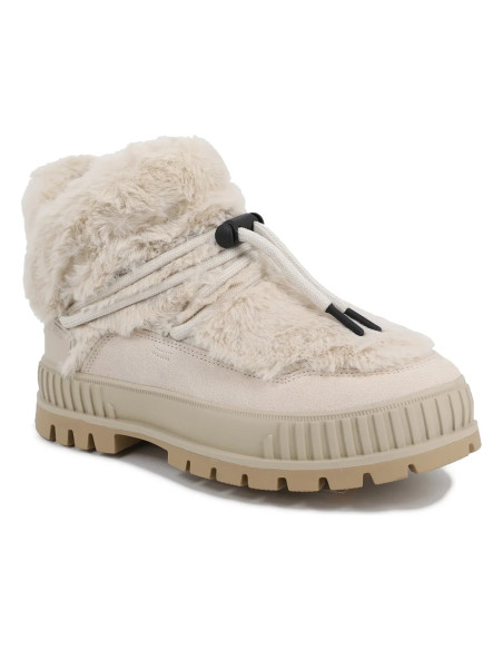 Palladium Boots Fourrées Femme Pallashock WL Hiver Beige