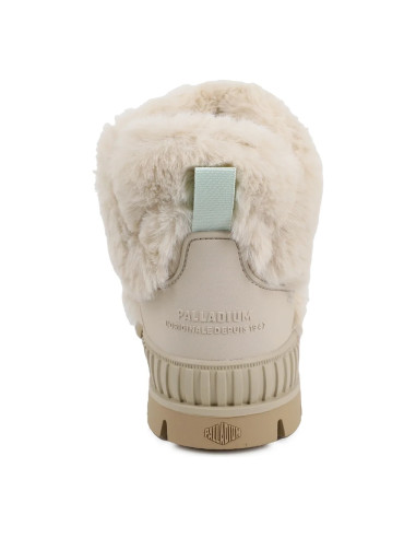 Palladium Boots Fourrées Femme Pallashock WL Hiver Beige