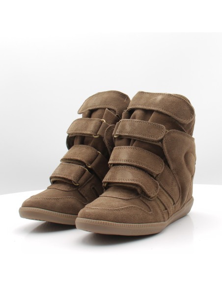 Inuovo Walnut Femme Marron – Baskets Montantes JS4901-SWA