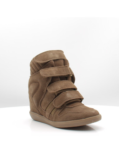 Inuovo Walnut Femme Marron – Baskets Montantes JS4901-SWA