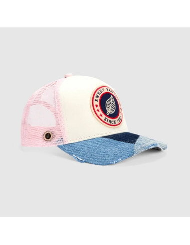 Sweet Pants Patchwork Cap Primer Rose Denim | Hylton