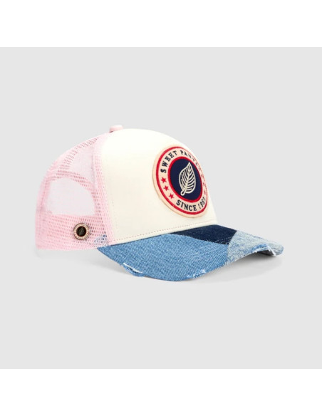 Sweet Pants Patchwork Cap Primer Rose Denim | Hylton