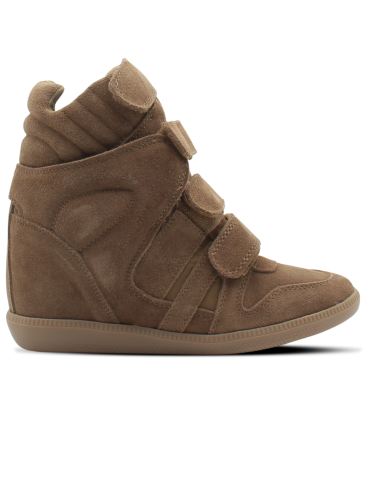 Inuovo Walnut Femme Marron – Baskets Montantes JS4901-SWA