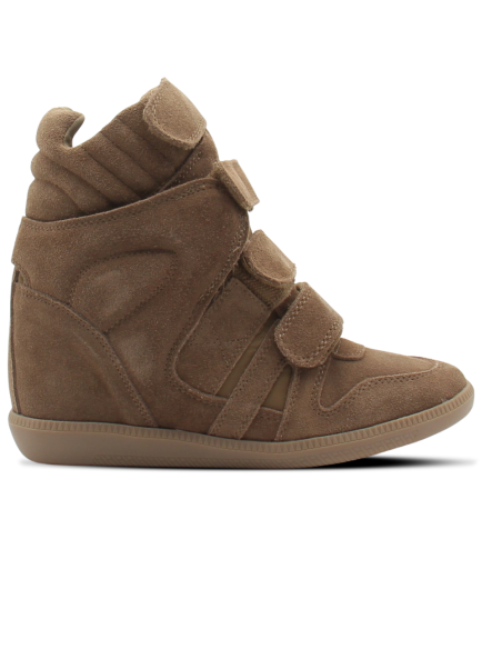 Inuovo Walnut Femme Marron – Baskets Montantes JS4901-SWA