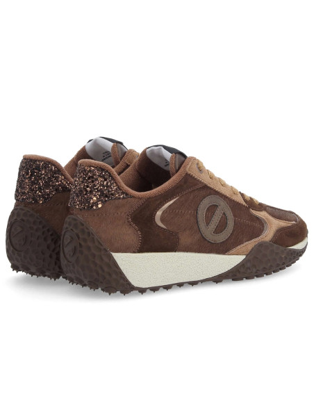 No Name Baskets Femme Kate Sneaker W Choco/Brown/Camel – VNKA-PL01-BR