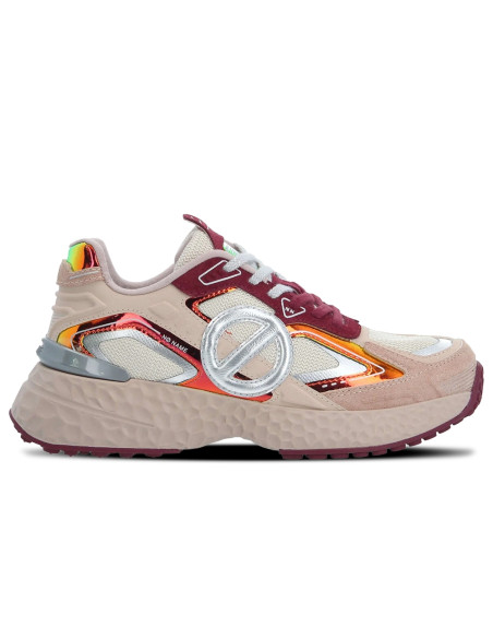 No Name Carter 2.0 Tech Femme – Baskets Cream/nude/cherry UNCY-KNEO-CH