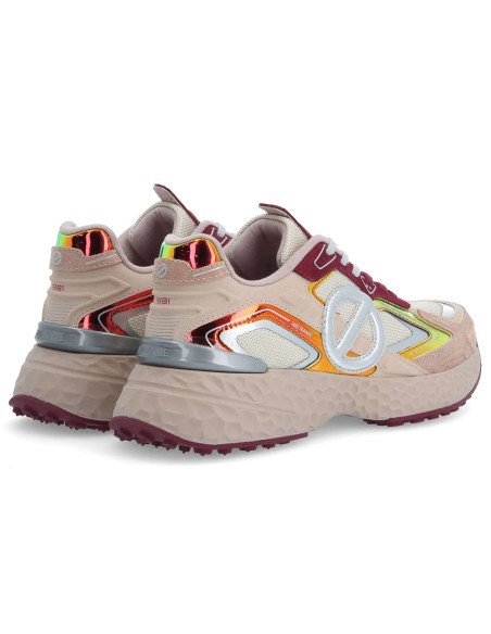 No Name Carter 2.0 Tech Femme – Baskets Cream/nude/cherry UNCY-KNEO-CH