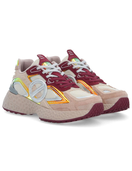 No Name Carter 2.0 Tech Femme – Baskets Cream/nude/cherry UNCY-KNEO-CH