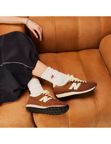New Balance 471 Femme Marron – Sneakers Daim U4713G5