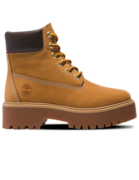 Bottines Femme Stone Street 6 in lace waterproof boot wheat