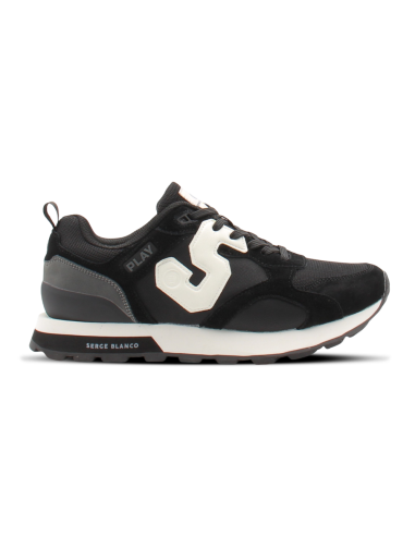 Serge Blanco Baskets Chamonix Homme Noir – Baskets de Ville CHA3100P-26020-999