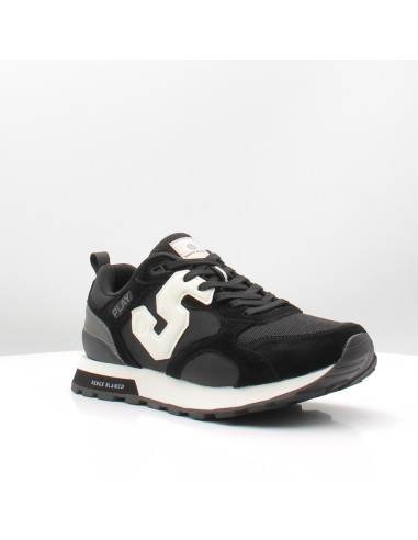 Serge Blanco Baskets Chamonix Homme Noir – Baskets de Ville CHA3100P-26020-999