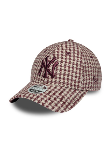 New Era Casquette Wmns Houndstooth 9forty mc neyyan fbg Dark red