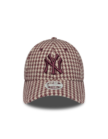 New Era Casquette Wmns Houndstooth 9forty mc neyyan fbg Dark red