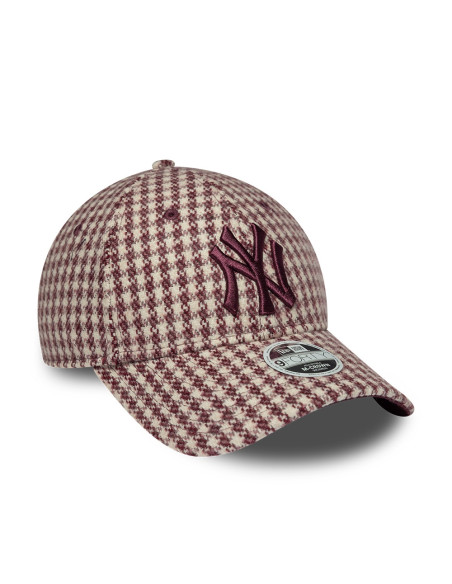 New Era Casquette Wmns Houndstooth 9forty mc neyyan fbg Dark red