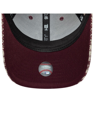 New Era Casquette Wmns Houndstooth 9forty mc neyyan fbg Dark red