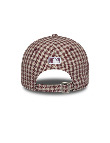 New Era Casquette Wmns Houndstooth 9forty mc neyyan fbg Dark red