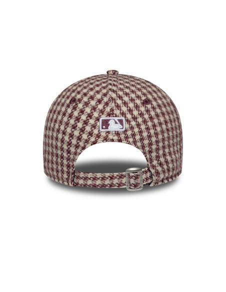 New Era Casquette Wmns Houndstooth 9forty mc neyyan fbg Dark red