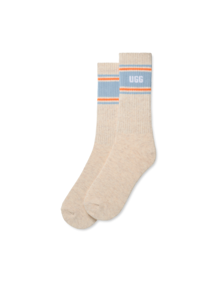 Chaussettes Femme UGG Jedlyn Varsity Crew Beige 1176830-NPH