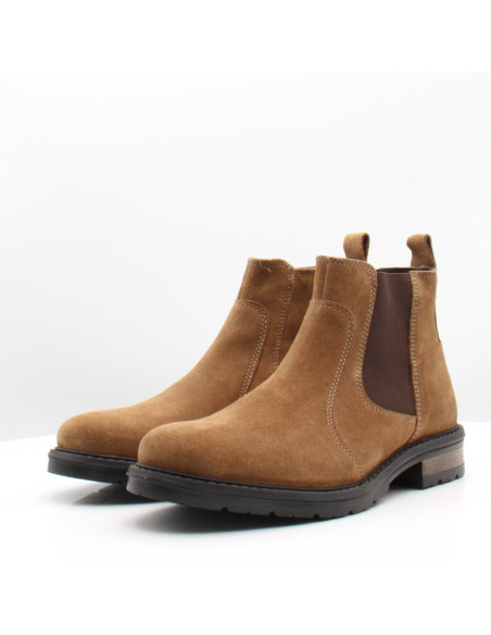 Redskins Elster 2 Homme Cuir Taupe – Boots Chelsea SS491A-1BA