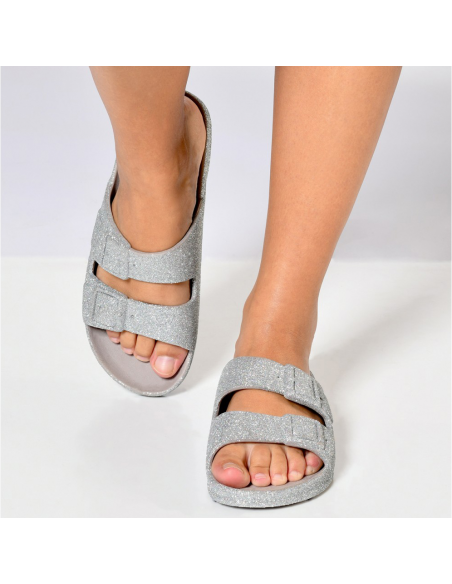 Cacatoes Claquettes Femme Trancoso Women Silver - 1038022W