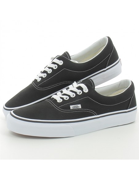 Vans Era Noir & Blanc – Baskets basses classiques en toile